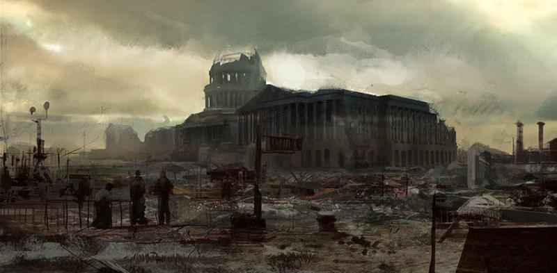 Illustration for article titled Remembering Fallout 3's Fantastic Concept Art